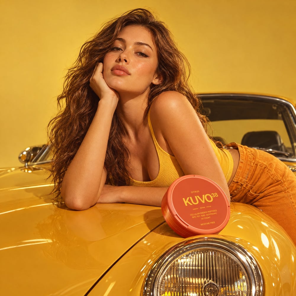 Kuvo38 on a vintage car
